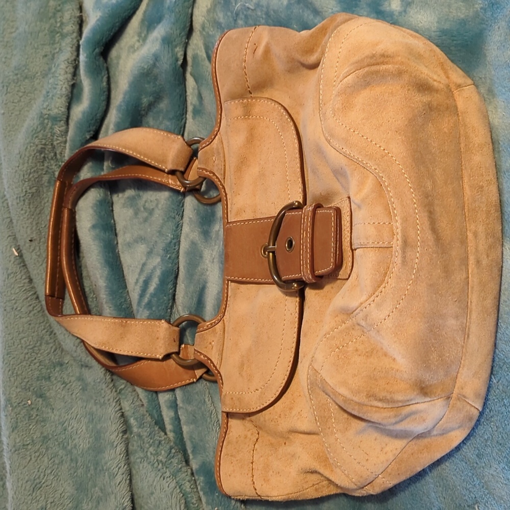 Coach suede purse